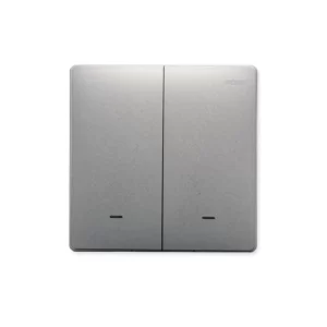 Zigbee Smart Switch Double Rocker Grey